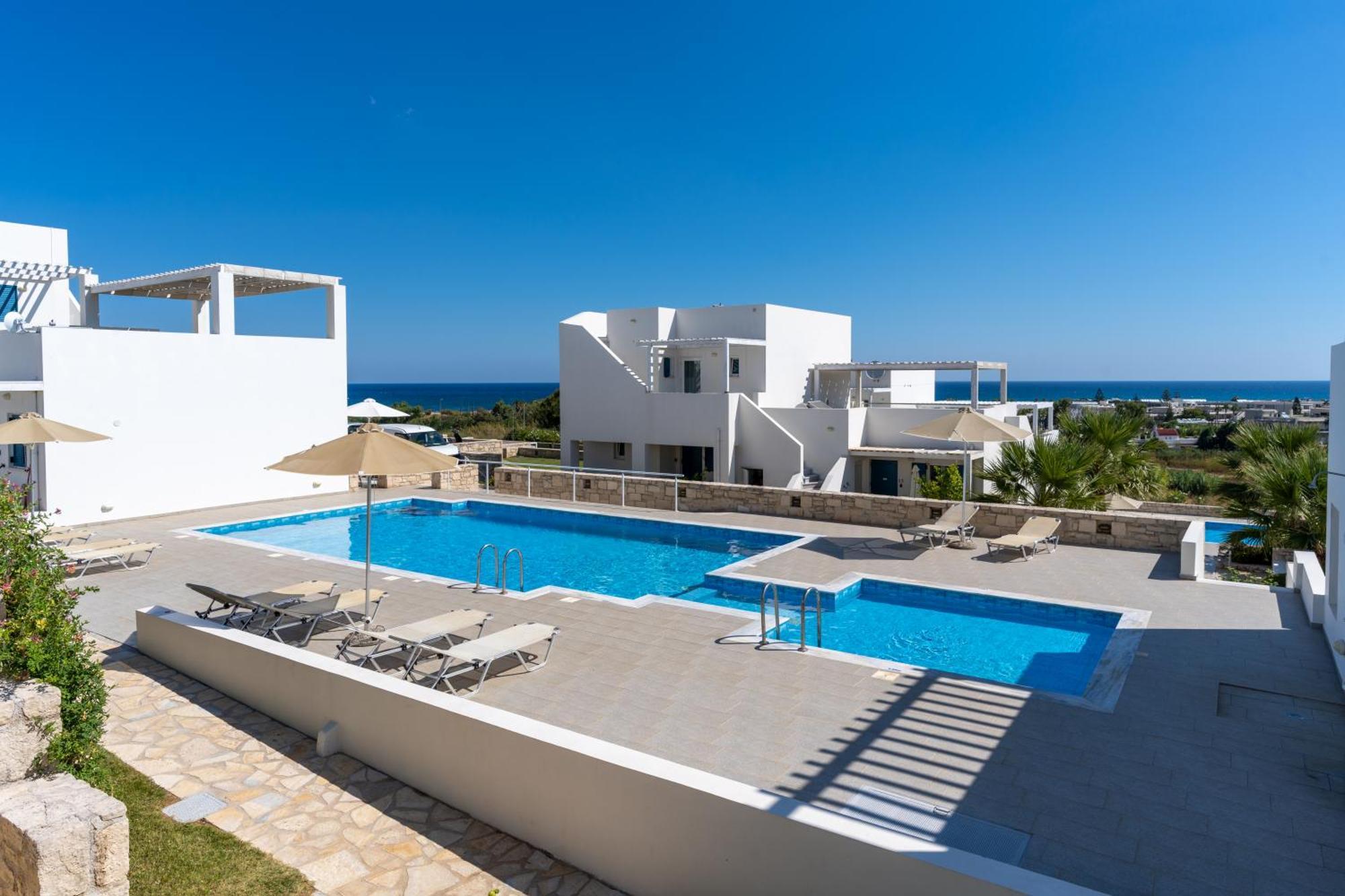 Triton Sea View Villa Jeorjúpoli Kültér fotó